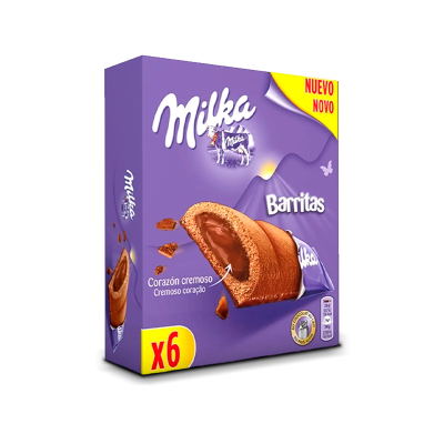 Barritas Milka Chocolate 156g